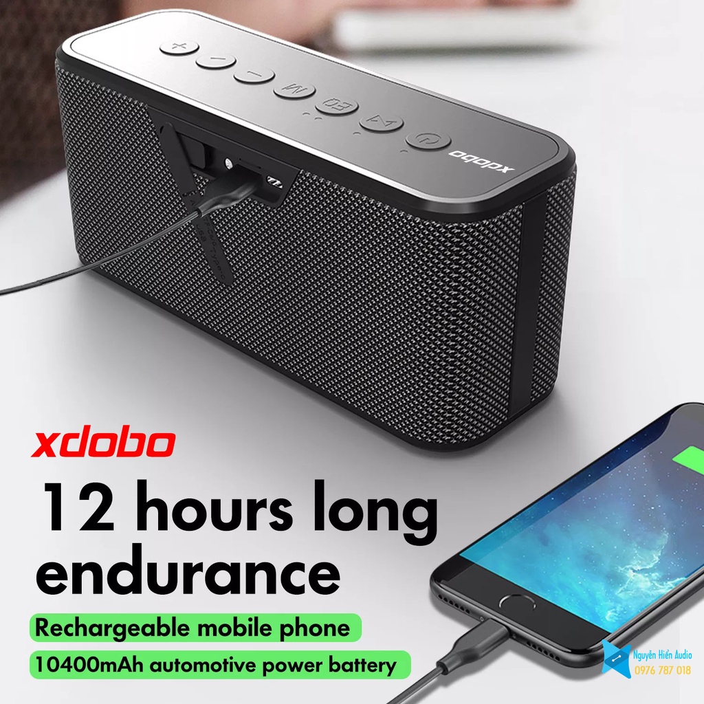 Loa Xdobo X8plus 80W Bluetooth 5.0 bảo hành 12 tháng