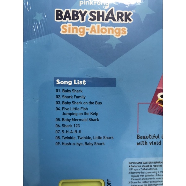 Đồ chơi âm thanh Baby Shark Pinkfong Animal songs, Car songs, Kids favourite, Dinosaur songs, Baby shark