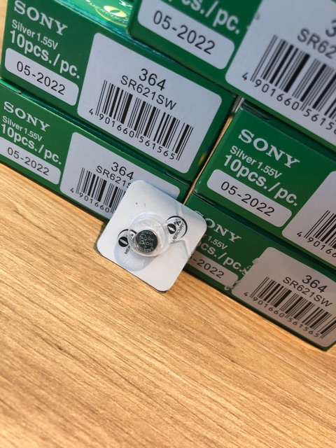 Viên pin đồng hồ Sony 621 - 364 Pin SR621SW  vỉ 1 viên