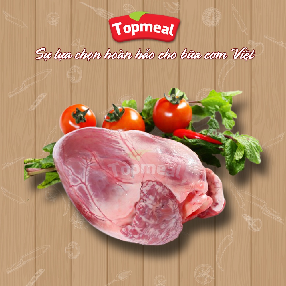 HCM - Tim heo Topmeal - Thích hợp với các món xào rau củ hoặc nấu cháo -