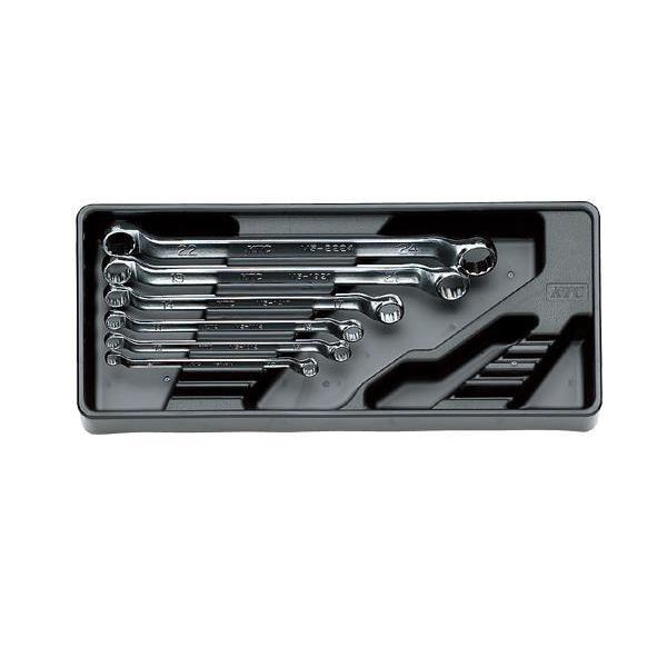 Bộ cờ lê tròng, chòng 2 đầu KTC Nhật TM506 gồm 6 cái từ 08-24mm - Made in Japan