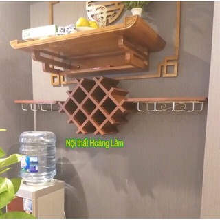 Kệ để rượu trang trí treo tường