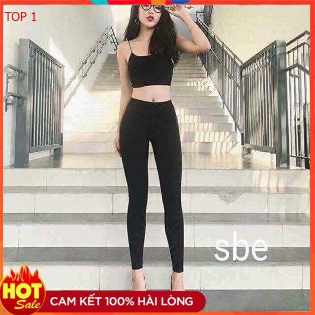 [ Mã WA2299 giảm 10k đơn từ 99k FREESHIP] QUẦN LEGING 4 TÚI LOẠI 1 TÚI ZIP