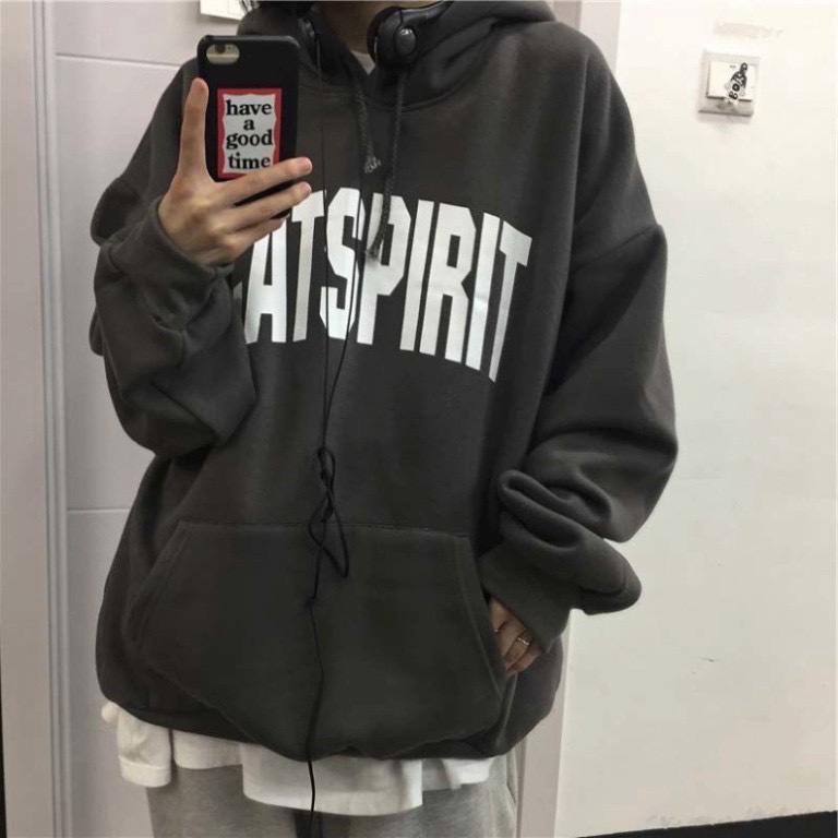 Áo Hoodie Chất Nỉ Bông Dày 700g Nam Nữ CATSPIRIT ,Áo Nỉ Có Mũ _ảnh Thật, cận chất | BigBuy360 - bigbuy360.vn