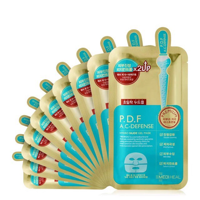 Mặt nạ cao cấp làm dịu da dành cho da mụn Mediheal P.D.F A.C-Defense nude gel mask | BigBuy360 - bigbuy360.vn