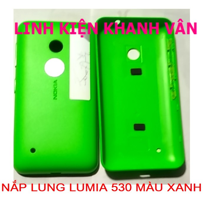 NẮP LƯNG LUMIA 530 MÀU XANH