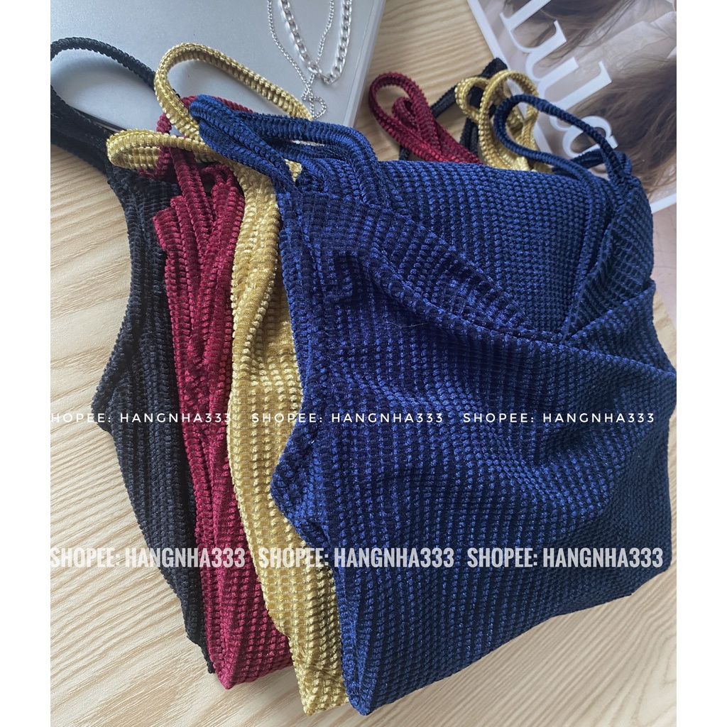 NEW ARRIVAL || Đầm 4 dây cổ đổ Form suông chất liệu nhung gân dạ hội sang chảnh nhiều màu trendy