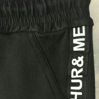 Quần baggy sọc chữ cạp chun