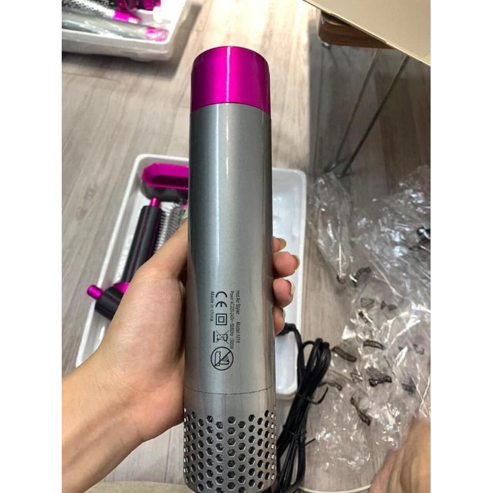 Bộ máy sấy uốn tóc tự động 5 món DUPE DYSON 1000W tạo kiểu tóc đa năng nhiều kiểu