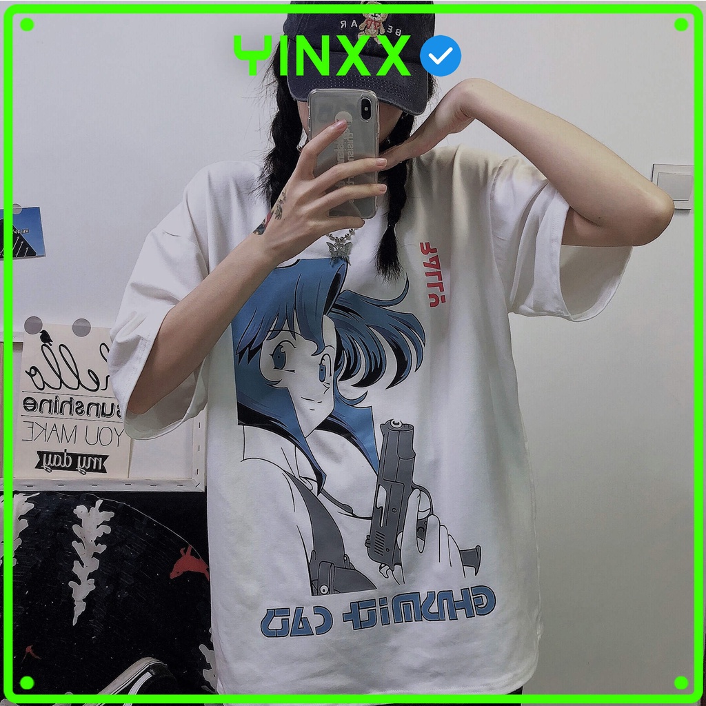 Áo thun tay lỡ Unisex, áo phông form rộng ATL250 - Yinxx