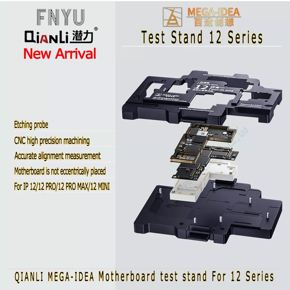 Đế test main iP12Mini/12/12P/12PM MEGA-IDEA