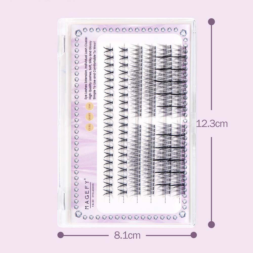 Hộp Lông Mi Giả Hình Đuôi Cá Trang Điểm DIY