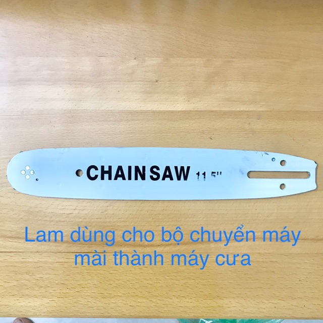 Lam cưa lắp cho bộ chế máy mài thành máy cưa gỗ