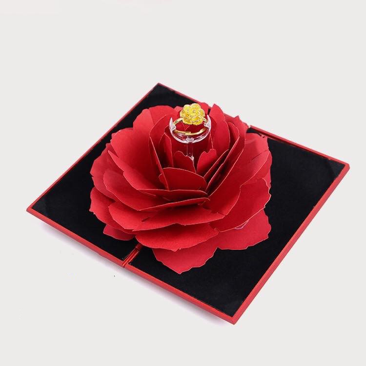 Hộp Hoa Hồng Đựng Nhẫn Bạc ALIS Món Quà Ý Nghĩa | BigBuy360 - bigbuy360.vn