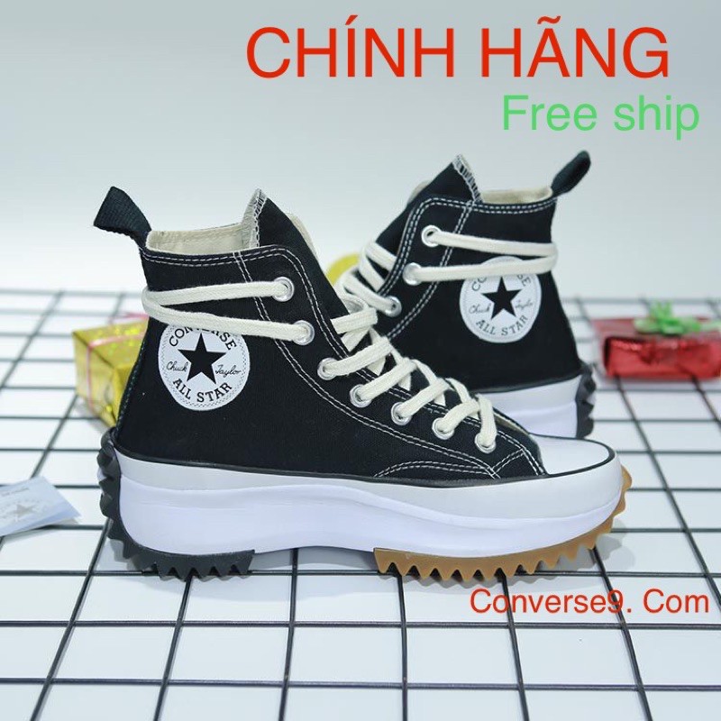 <Chính Hãng>Giày Converse Run Star Hike đen cao cổ