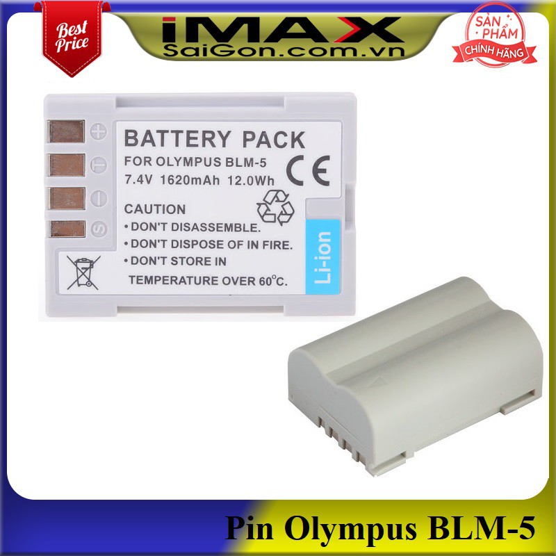 Pin thay thế pin máy ảnh Olympus BLM-5