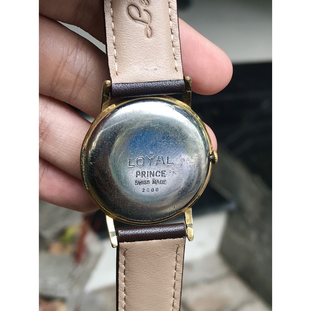 Đồng hồ nam LOYAL PRINCE DELUXE , cơ lên cót tay, 23Jewels, THỤY SỸ - CHÍNH HÃNG