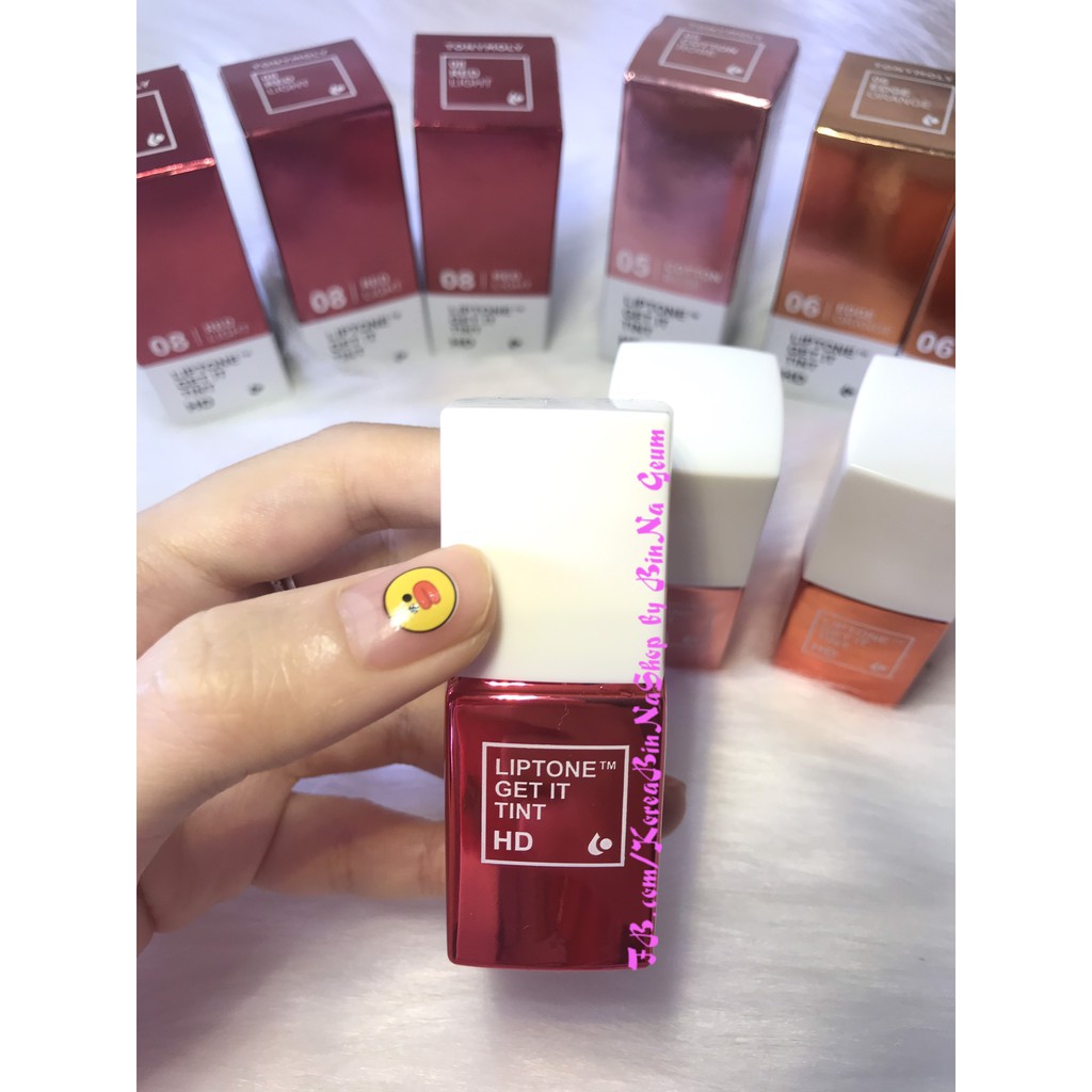 Son tint lì Tonymoly Liptone Get It Tint HD 3 nhóm màu