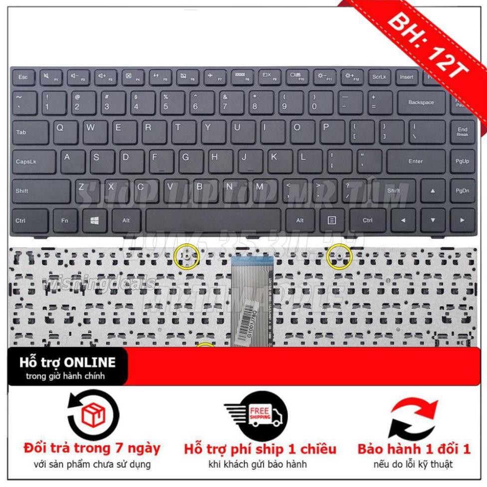 [BH12TH] (KEYBOARD) BÀN PHÍM LAPTOP LENOVO IDEAPAD 100-14IBD dùng cho Ideapad 100-14IBD