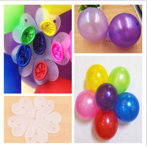 20/50pcs Balloon Arch Stand Connectors Clip Ring Buckle Wedding Birthday