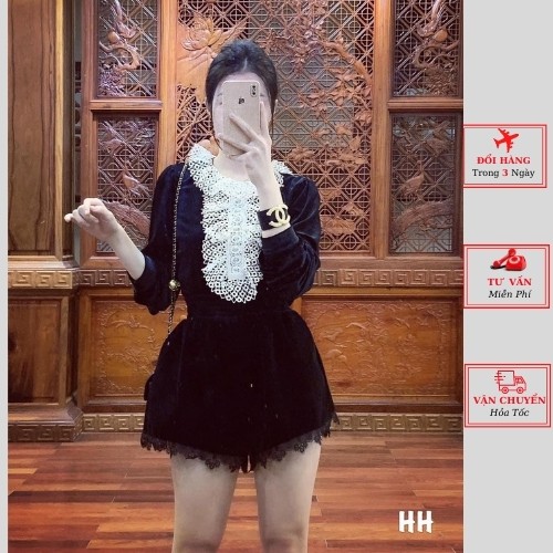 Quần Short Lưng Cao Vải Nhung Thời Trang Cá Tính Cho Nữ kiểu dáng hàn quốc thời trang nữ yolo fashion