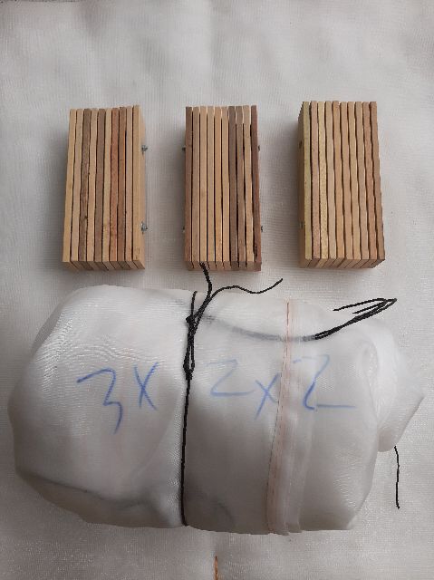 Combo - mùng nuôi ruồi lính đen  + thanh gỗ