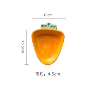 Chén bát sứ ăn dặm hình thỏ, cà rốt to