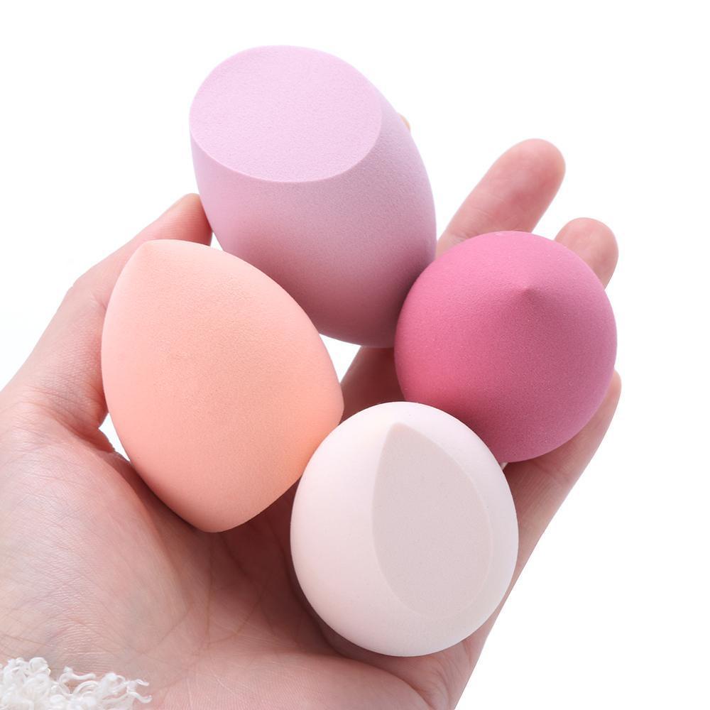 MAXG Set 4 Mút Trang Điểm Hình Giọt Nước Nhiều Màu Sắc Thời Trang