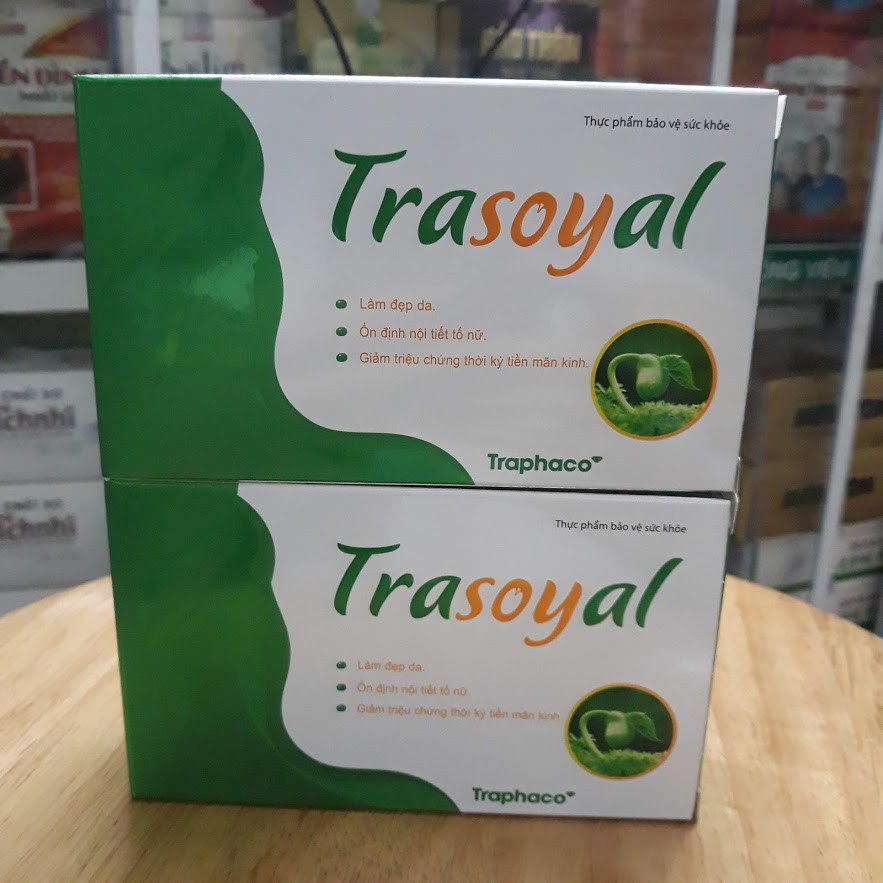 Trasoyal – Hỗ trợ làm giảm triệu chứng tiền mãn kinh, ổn định nội tiết tố nữ, làm đẹp da