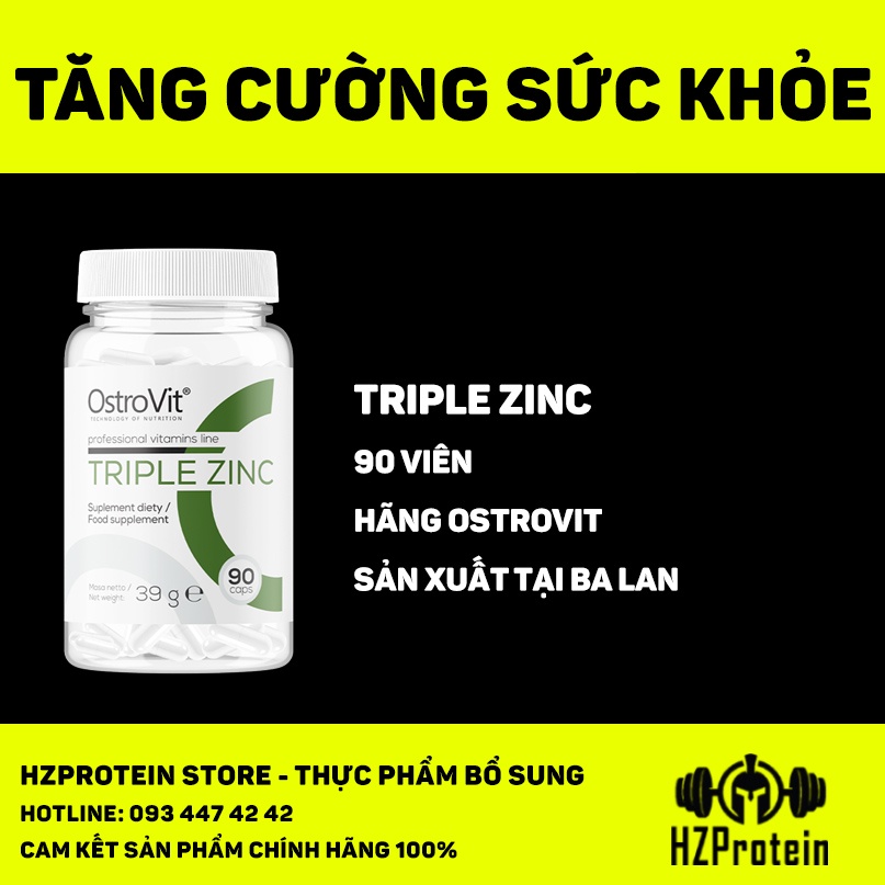 OSTROVIT TRIPLE ZINC, VIÊN UỐNG HỖ TRỢ TĂNG CƯỜNG SỨC KHỎE NAM GIỚI
