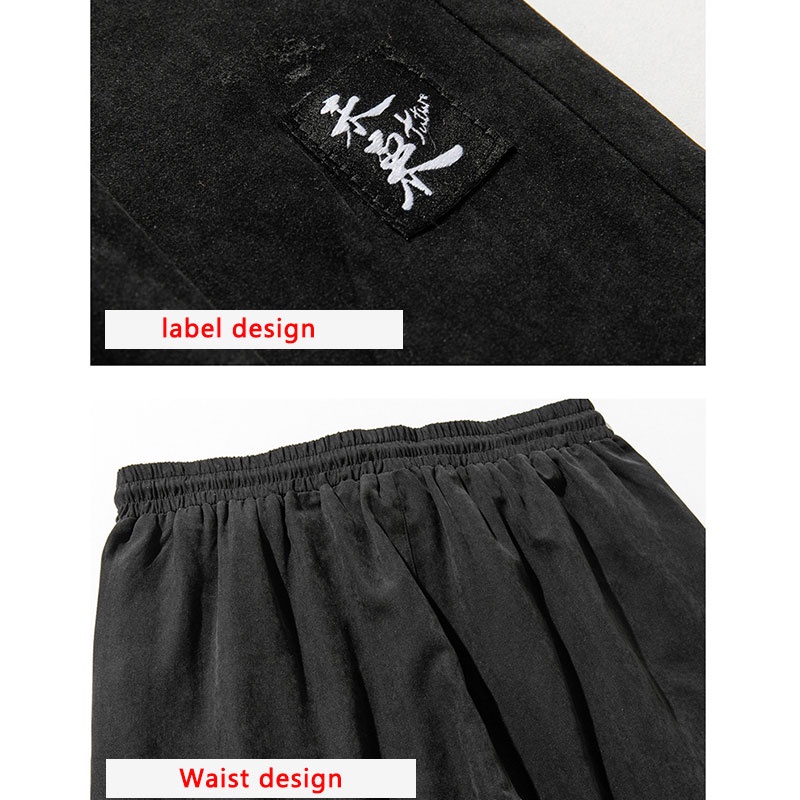 Quần short thể thao 100% cotton có dây rút dành cho nam