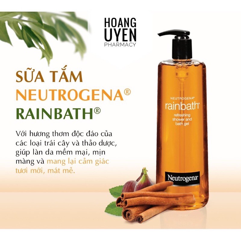 Sữa tắm dạng gel Neutrogena Rainbath original refreshing shower 473ml