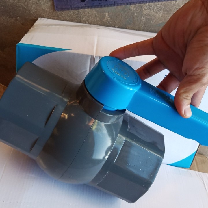 Van Bi Nhựa PVC Phi 90 TAIDA, Khóa Nước Phi 90 Chính Hãng