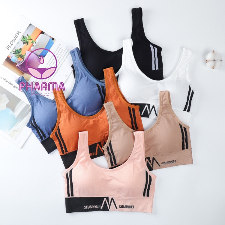 Áo Bra Tập Gym Thể Thao, Áo Bra Gân Tâm Hút Mồ Hôi Kiểu Dáng Croptop Cực Hot Br09