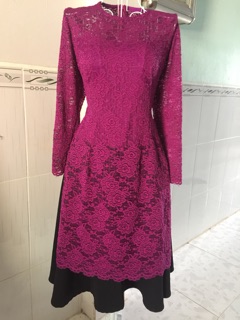 Áo Dài Cách Tân - Ren Cao Cấp
