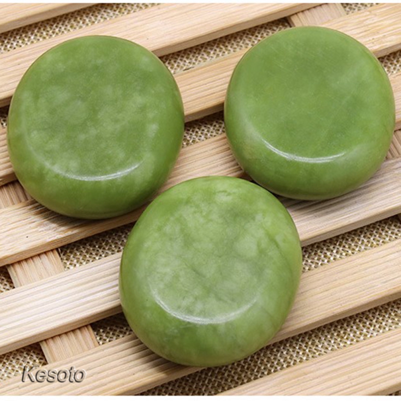 [KESOTO] SPA Natural Jade Hot Massage Stones Hot Rocks Energy Stones Body Skin Care