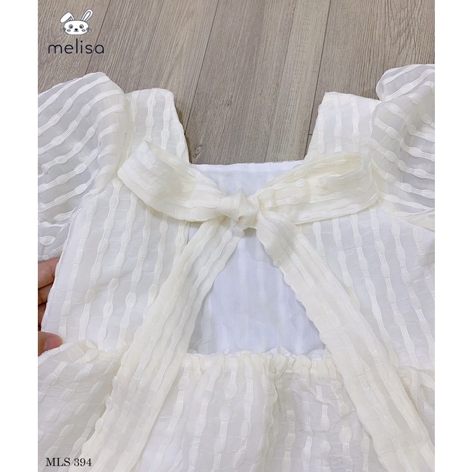 HTK- Váy xoè tay bồng Melisa size 12/18m-9/10y