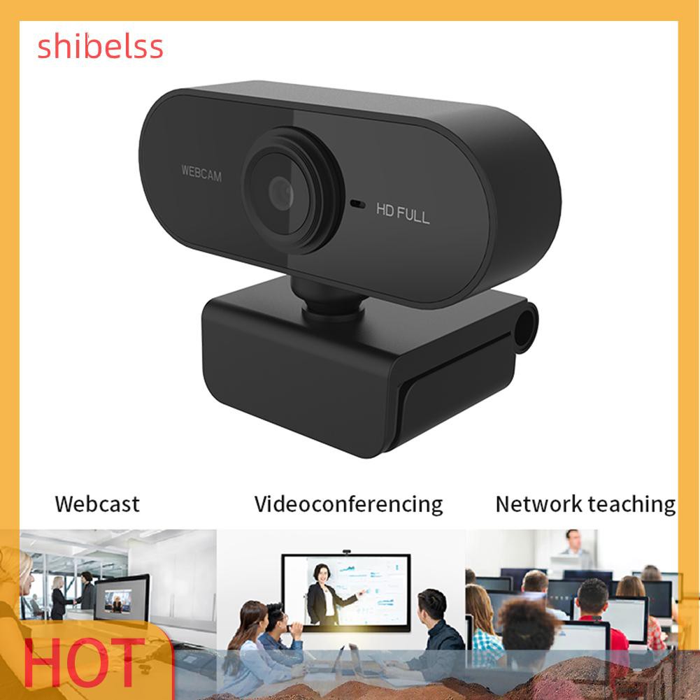 Webcam HD 1080P kết nối USB gắn màn hình dành cho máy tính dùng họp hội nghị trực tuyến