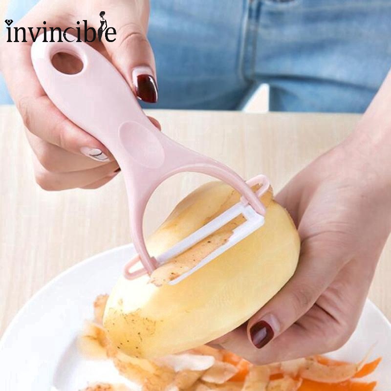 Random Color Practical Home Kitchen Fruit Vegetables Peeler / Creative Easy Peeling Tool for Fruits and Vegetables