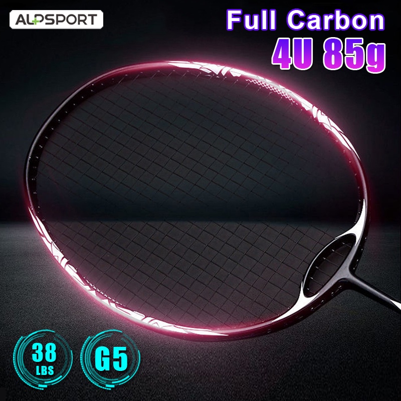 Vợt cầu lông ALPSPORT ALP ZHANYU 38LBS 4U G5 50T 100% sợi carbon độ bền cao có hộp đựng chuyên nghiệp