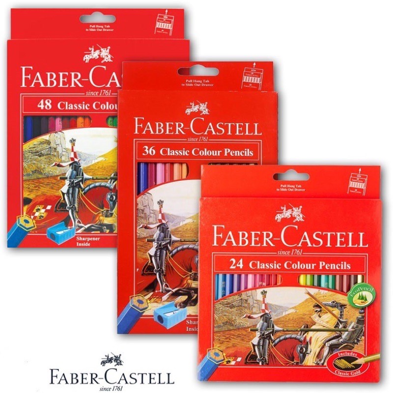 [12/24 Màu - Hộp Giấy] Chì Màu Faber Castell Classic Night [CÓ MÀU VÀNG KIM ĐẶC BIỆT]