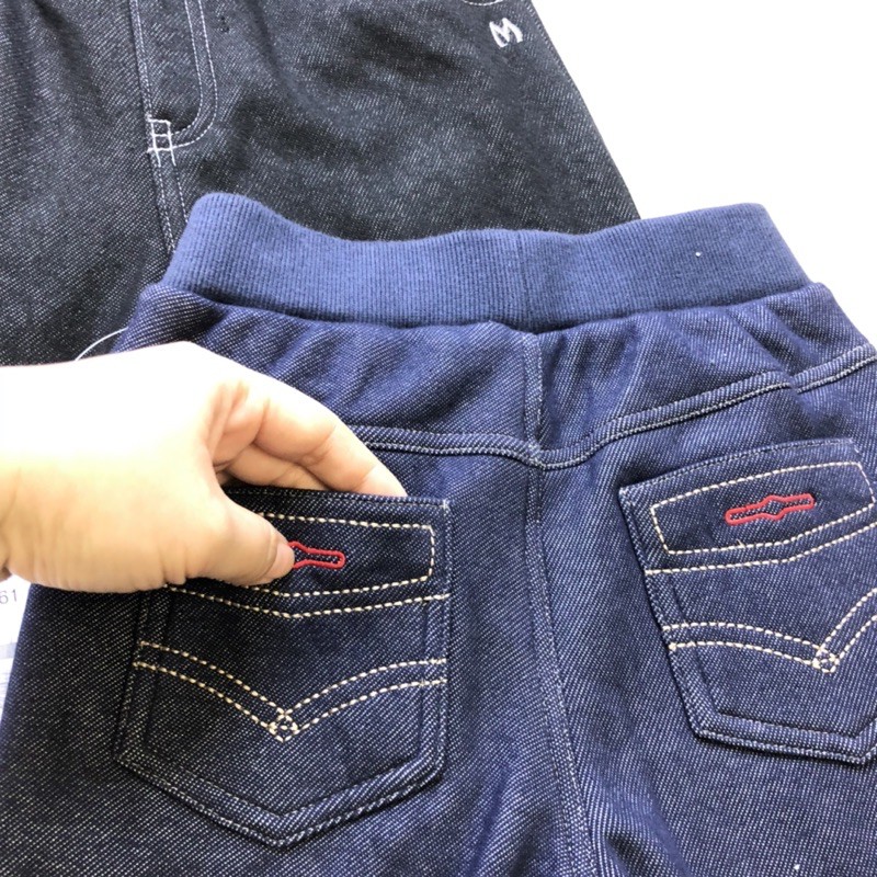 Quần Ôm Bé Gái Mono Black Thun Jeans Lưng Thun - hàng mẫu