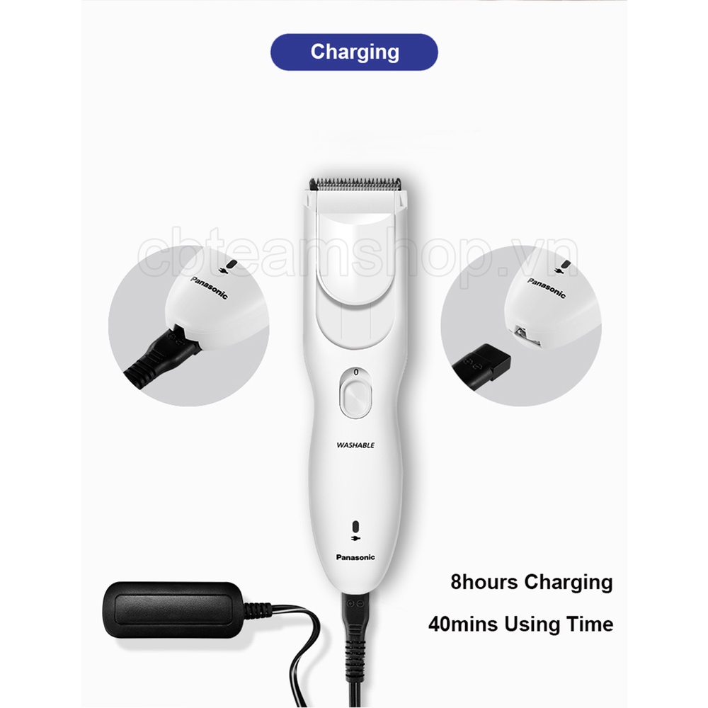 ❤️‍🔥Cổ phiếu sẵn sàng❤️‍🔥 Panasonic ER-PGF40 Tông đơ cắt tóc có thể giặt được Điện áp đa năng 100-240V Tông đơ cắt tóc nam chất lượng cao