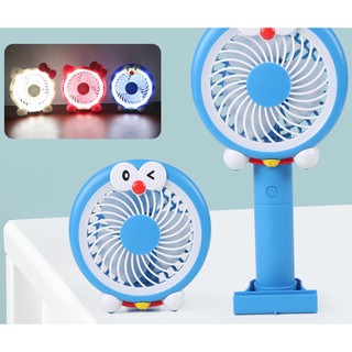 Quạt tích điện cầm tay Doremon - Kitty