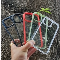 Ốp likgus trong viền màu iPhone 13 Mini, 13, 13 Pro, 13 Pro Max chống sốc không ố màu ( Full box )