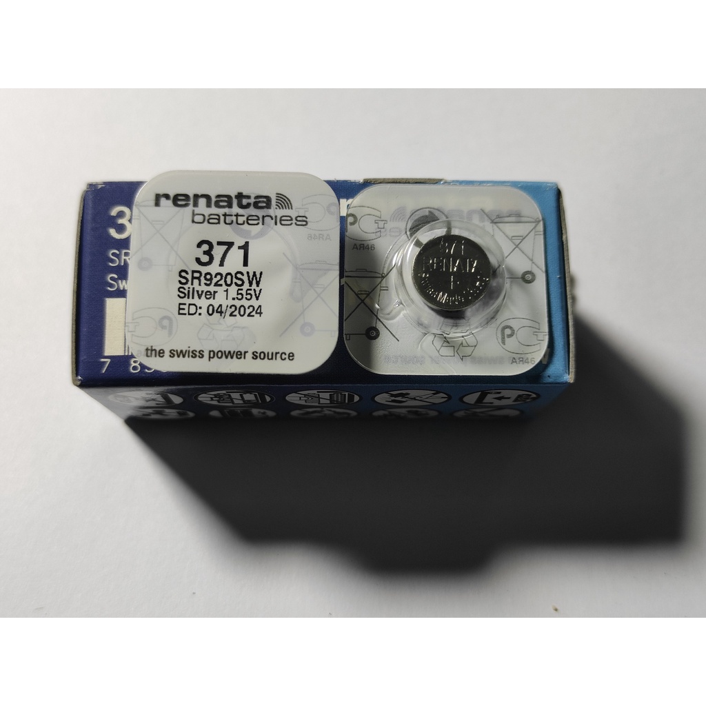 1 Viên Pin Đồng Hồ Renata Thụy Sĩ SR920SW / 371 Loại Tốt