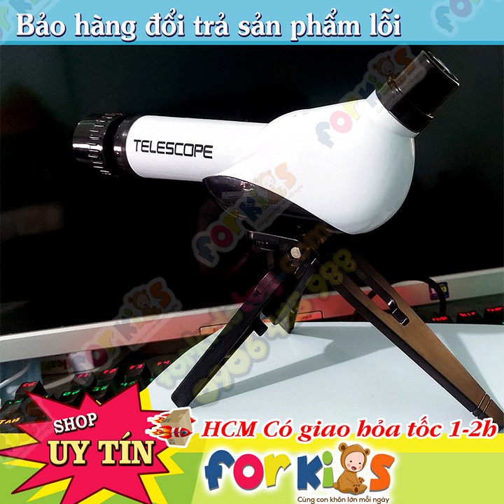 Mô hình kính thiên văn, trưng bày, dạy bé học hiểu về kính thiên văn