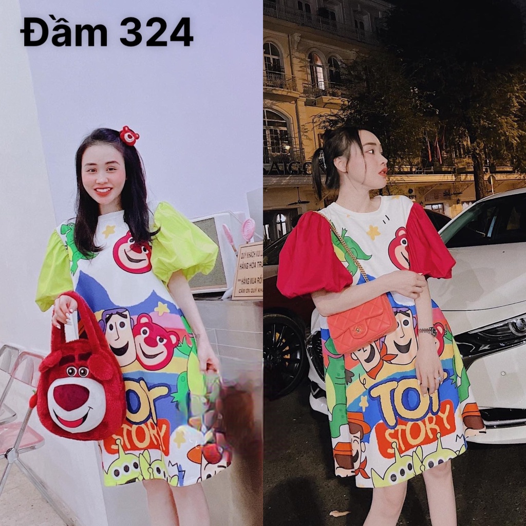 Đầm Nữ Xòe, Siêu Xinh, 45KG đến 60KG Vừa