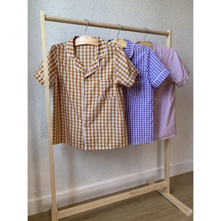 ĐỒ BỘ MẶC NHÀ PYJAMA KATE SILK NGẮN - TÍM