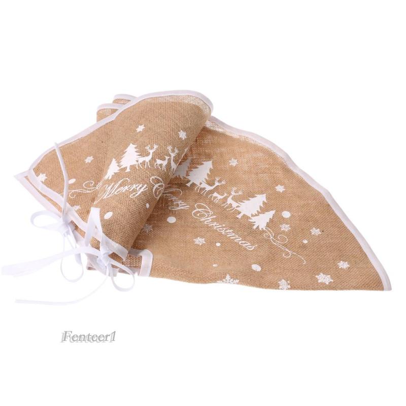 [Fenteer1] Chân Đứng Bằng Vải Bố Trang Trí Cây Thông Noel Cổ Điển 120cm